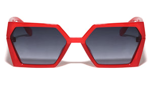 Triangular Temple Fashion Geometric Hexagon Wholesale Sunglasses