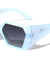 Triangular Temple Fashion Geometric Hexagon Wholesale Sunglasses