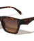 Geometric Panel Temple Classic Square Wholesale Sunglasses