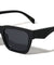Geometric Panel Temple Classic Square Wholesale Sunglasses