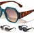 Crystal Color Frontal Frame Fashion Geometric Wholesale Sunglasses