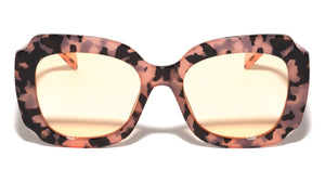 Temple Color Bar Accent Fashion Butterfly Wholesale Sunglasses