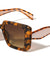 Tortoise Frame Design Fashion Squared Butterfly Wholesale Sunglasses