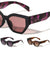 Tortoise Frame Design Fashion Geometric Cat Eye Wholesale Sunglasses