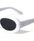 Curved Side Frame Retro Fashion Oval Wholesale Sunglasses