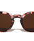 Three Dot Stud Accent Fashion Retro Square Wholesale Sunglasses