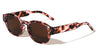 Three Dot Stud Accent Fashion Retro Square Wholesale Sunglasses