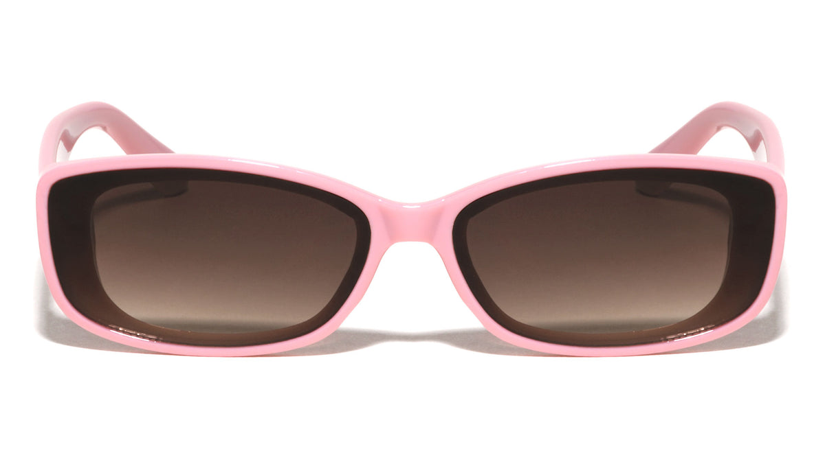 Arrow Gold Hinge Accent Fashion Squared Butterfly Wholesale Sunglasses