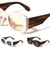 Wide Temple Oversized Fashion Butterfly Wholesale Sunglasses