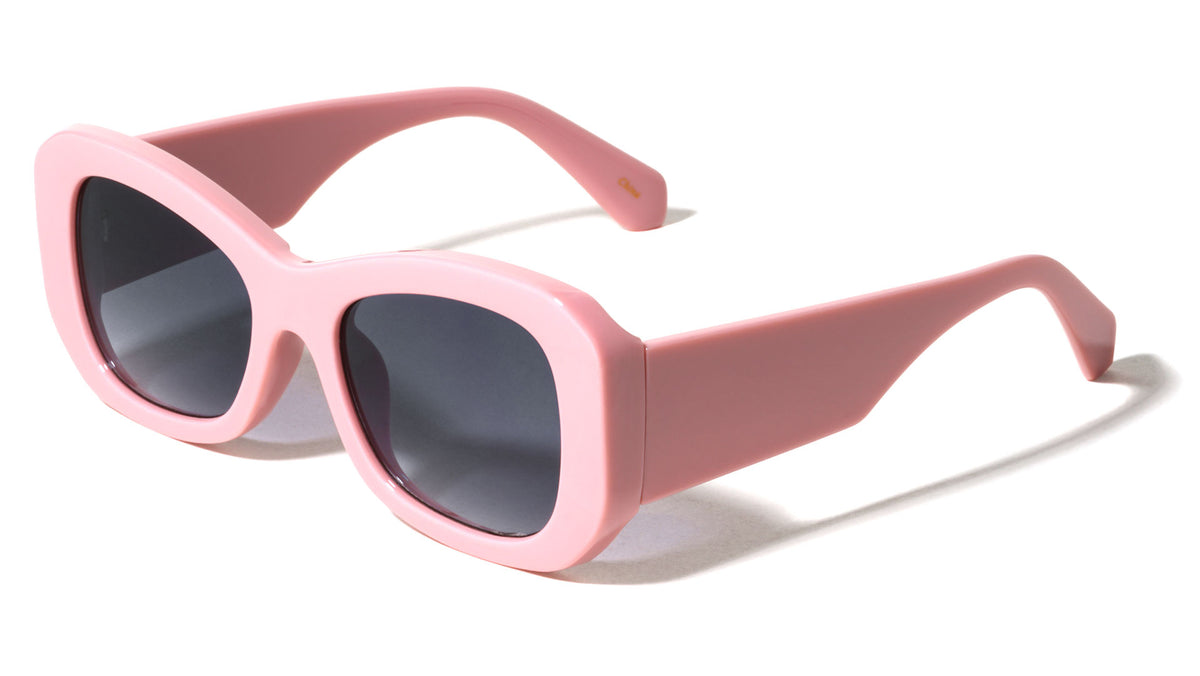 Wide Temple Oversized Fashion Butterfly Wholesale Sunglasses