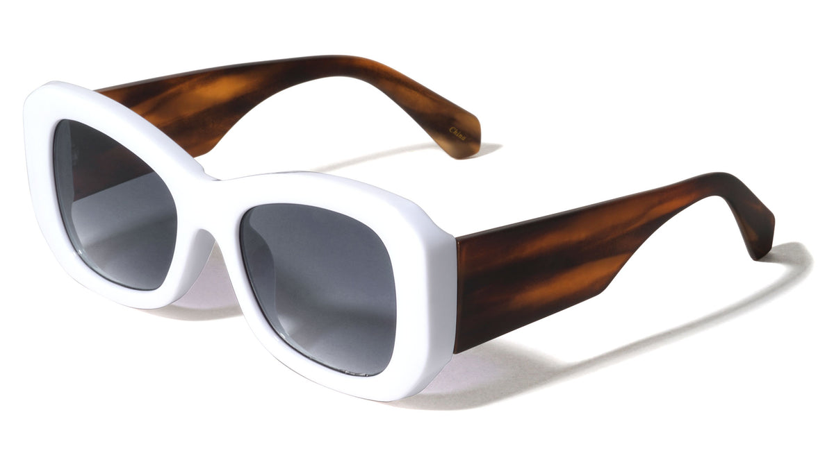 Wide Temple Oversized Fashion Butterfly Wholesale Sunglasses