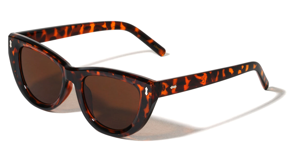 Arrow Stud Accent Fashion Cat Eye Wholesale Sunglasses
