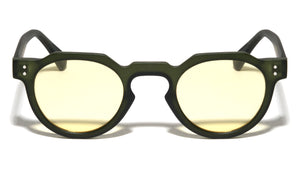 Color Premium Quality Acetate Frame Nickel Wire Round Wholesale Sunglasses (sold by 1/2 dozen per order)