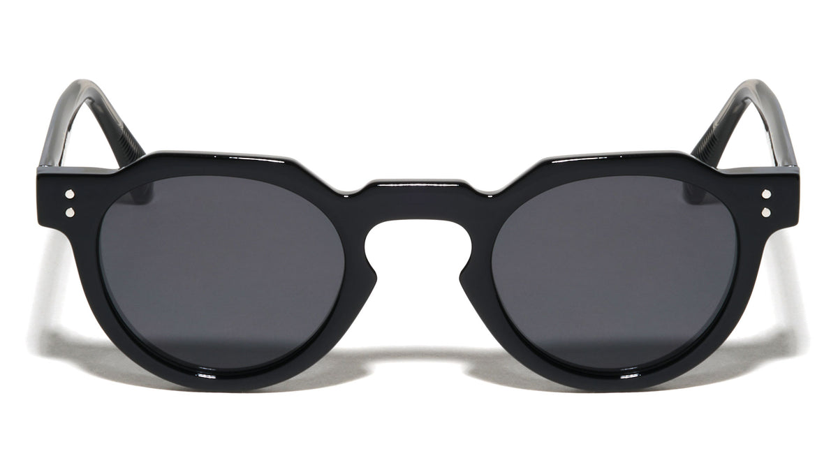 Premium Quality Acetate Frame Nickel Wire Round Wholesale Sunglasses (sold by 1/2 dozen per order)