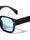Color Premium Quality Acetate Frame Nickel Wire Rectangle Wholesale Sunglasses (sold by 1/2 dozen per order)