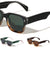 Color Premium Quality Acetate Frame Nickel Wire Rectangle Wholesale Sunglasses (sold by 1/2 dozen per order)