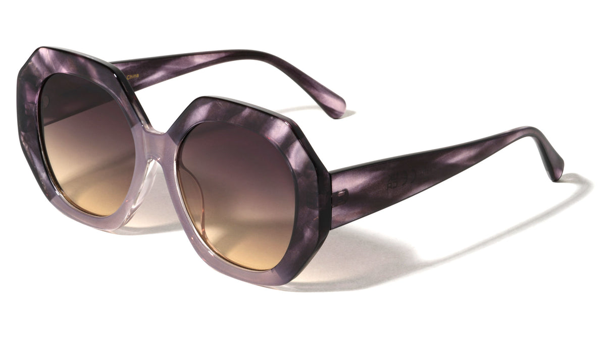 Oversized Frame Design Fashion Geometric Wholesale Sunglasses