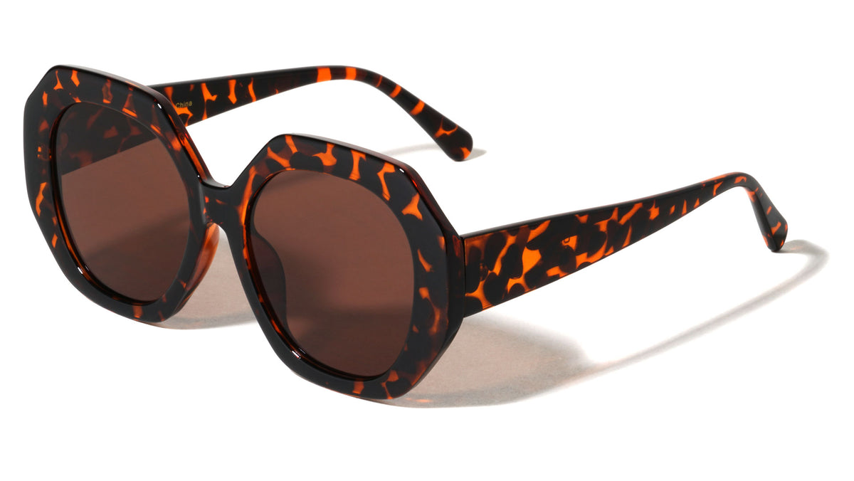 Oversized Frame Design Fashion Geometric Wholesale Sunglasses