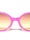Crystal Color Floral Design Retro Fashion Oval Wholesale Sunglasses