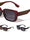 Faux Leather Floral Accent Fashion Squared Butterfly Wholesale Sunglasses