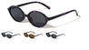 Tortoise Frame Retro Fashion Slim Oval Wholesale Sunglasses