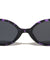 Tortoise Frame Retro Fashion Slim Oval Wholesale Sunglasses