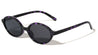 Tortoise Frame Retro Fashion Slim Oval Wholesale Sunglasses