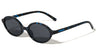 Tortoise Frame Retro Fashion Slim Oval Wholesale Sunglasses