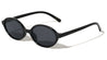 Tortoise Frame Retro Fashion Slim Oval Wholesale Sunglasses