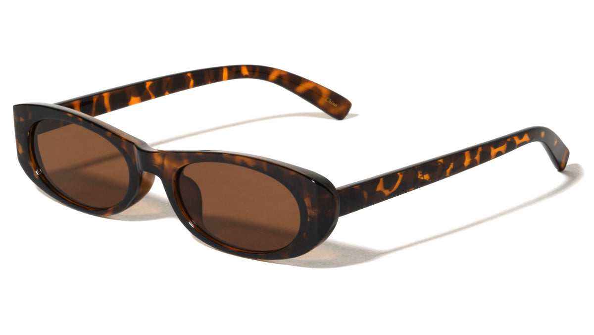 Tortoise Frame Retro Angled Sides Wide Butterfly Wholesale Sunglasses