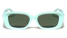 Diamond Temple Stud Accent Fashion Wide Butterfly Wholesale Sunglasses