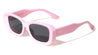 Diamond Temple Stud Accent Fashion Wide Butterfly Wholesale Sunglasses