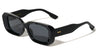 Diamond Temple Stud Accent Fashion Wide Butterfly Wholesale Sunglasses