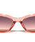 Tip Cutout Gold Accent Fashion Oval Wholesale Sunglasses