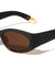 Tip Cutout Gold Accent Fashion Oval Wholesale Sunglasses