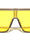 Flat Top Brow Bar One Piece Shield Lens Rectangle Wholesale Sunglasses