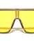 Flat Top Brow Bar One Piece Shield Lens Rectangle Wholesale Sunglasses