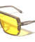 Flat Top Brow Bar One Piece Shield Lens Rectangle Wholesale Sunglasses