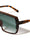 Flat Top Brow Bar One Piece Shield Lens Rectangle Wholesale Sunglasses