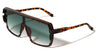 Flat Top Brow Bar One Piece Shield Lens Rectangle Wholesale Sunglasses