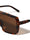 Flat Top Brow Bar One Piece Shield Lens Rectangle Wholesale Sunglasses