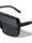Flat Top Brow Bar One Piece Shield Lens Rectangle Wholesale Sunglasses