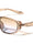 Concave Temple One Piece Shield Lens Fashion Wide Butterfly Wholesale Sunglasses