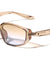 Concave Temple One Piece Shield Lens Fashion Wide Butterfly Wholesale Sunglasses
