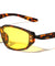Concave Temple One Piece Shield Lens Fashion Wide Butterfly Wholesale Sunglasses