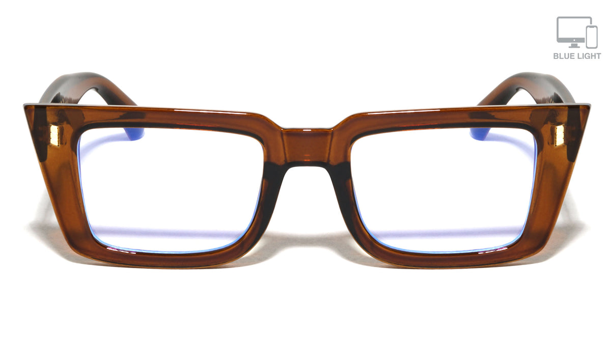 Retro Geometric Cat Eye Blue Light Blocking Wholesale Eyewear