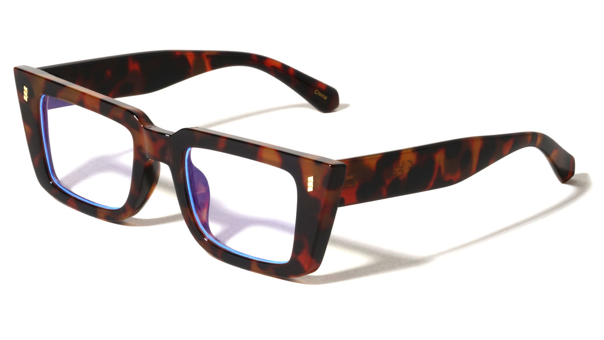Retro Geometric Cat Eye Blue Light Blocking Wholesale Eyewear