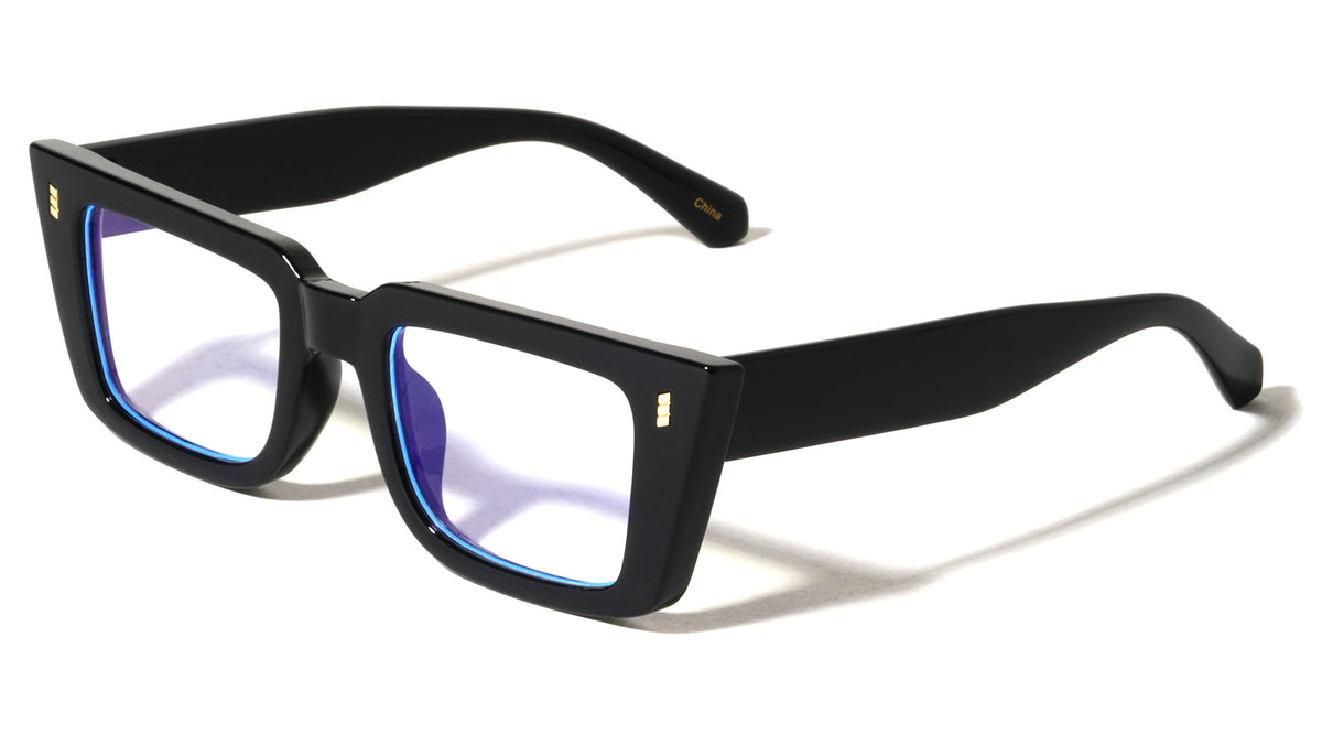 Retro Geometric Cat Eye Blue Light Blocking Wholesale Eyewear