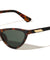 Two Bar Temple Accent Fashion Retro Cat Eye Wholesale Sunglasses