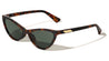 Two Bar Temple Accent Fashion Retro Cat Eye Wholesale Sunglasses